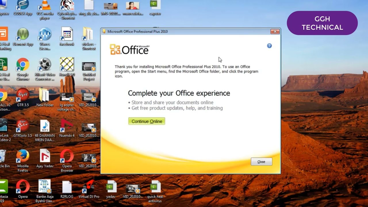 How To Download & Install Ms Office 2010 On Windows 7,8,10 | Ms 
