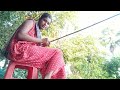 Amazing Live Fishing Tramp||Girl Hook Fishing In The Beautiful Village Girl