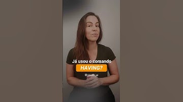 Já usou o HAVING? #bancodedados #database #createse #academiadb