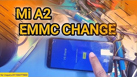 How to change EMCP with dual imei. Mi A2 emmc changing process👍#emmc_repair