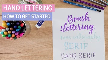 Learn HAND LETTERING – The quick start ✍️ | STAEDTLER Art Class Hand Lettering