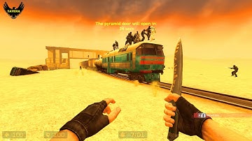 ZOMBIE ESCAPE ROUND ON COUNTER-STRIKE: SOURCE, map: ze_atix_apocalypse, CSS