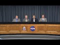 NASA holds a Post Landing News Conference at the end of mission STS-119