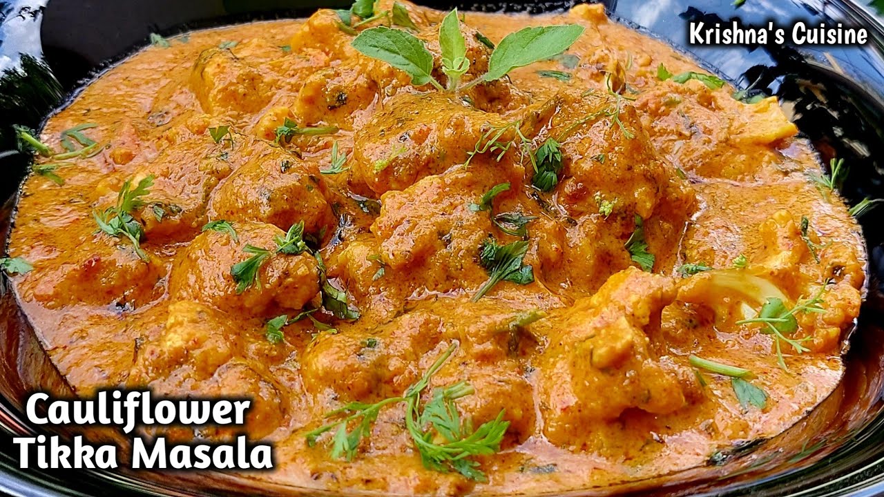 Цветная капуста Тикка Масала | Цветная капуста Масала | Прасад ИСККОН | Кухня Кришны #рецептцветн...