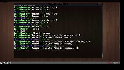 LINUX: comando mkdir , comando rmdir, comando rm  Linux fácil   ....  AXOLOTL