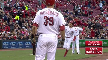 SF@CIN: Kivlehan hits a solo home run to right-center