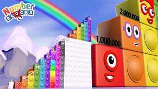 Looking for Numberblocks Puzzle Step Squad 1 to 16,000,000 MILLION to 16000,000,000 MILLION BIGGEST!