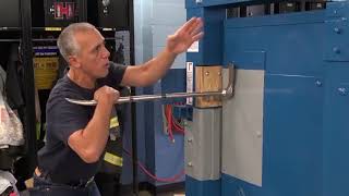 Forcible Entry On An Inward Opening Wood Door Jamb  Firehouse Innovations LI