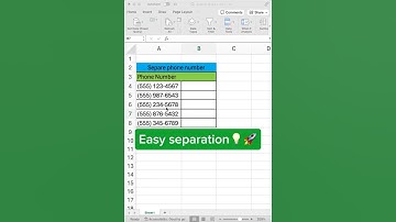 easy separation | Text to columns | Delimiter #excel #tips #exceltips #exceltech