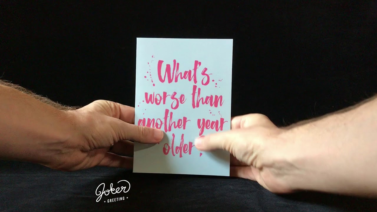 joker greeting messy card youtube