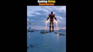 Ranking Diving Superheroes