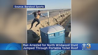 Philadelphia Man Arrested For Jumping Through Port-A-Potty Roof In North Wildwood