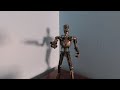 Terminator T-800 Scrap Sculpture Statue Retro Toy Review 3D 180 VR