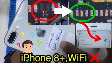 iPhone 8 Plus WiFi not working,WiFi ic repair,3 jumper ✅