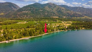 Montana Lakefront Land for Sale - Flathead Lake (Drone video)