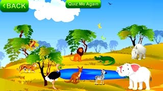 Kids learn Wild Animals  - Teaching Children Animal Names and Sounds - Part 2: Africa screenshot 3