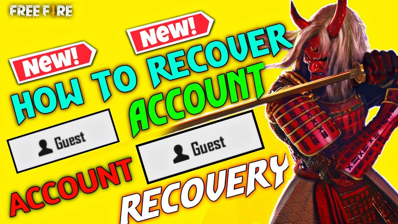 Free Fire Guest Account Recovery | How To Recover Guest Account In Free ...