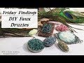 DIY Faux Druzies-Druzy Jewelry Pendants-Friday Findings Tutorial