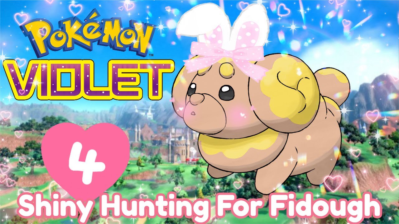 Shiny Hunting For Fidough! Part 4 ♡| Pokemon Scarlet & Violet - YouTube