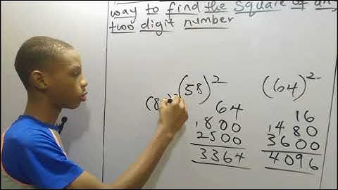 Find the SQUARE of Any 2 Digit Number with This Multiplication Trick?
