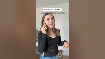 Are you an introvert or an extrovert? #pov #relatable #comedy