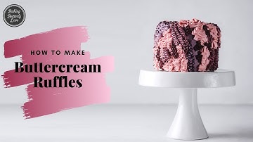 How to Make Buttercream Ruffles