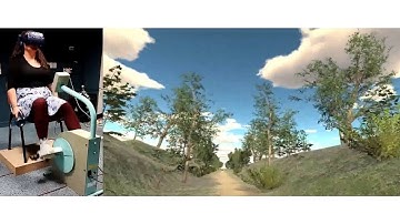 Enhance virtual walk with leg motions