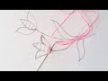 Wonderful flower hand embroidery stitches tutorial, hand craft, kadai dejan, creative crafts