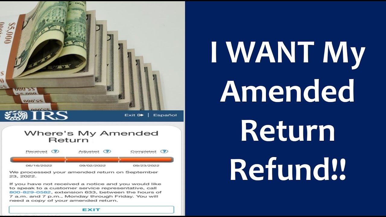 Irs Tax Return Status Amended