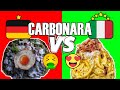 Un TEDESCO cucina la CARBONARA PERFETTA (ci prova....)