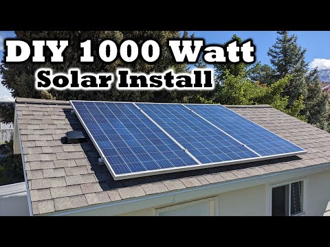 A DIY Solar Install YOU CAN DO!! – 1000 Watts of Power – Off Grid – Power Outage – Reduce Power Bill