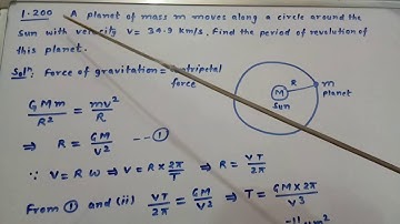 Gravitation ( Irodov problem 1.200)