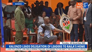 POWERFUL MOMENT as Kalonzo crowns Raila Odinga Jr a Kamba elder — just as he once did for Raila.