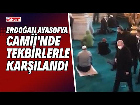 Başkan Erdoğan Ayasofya