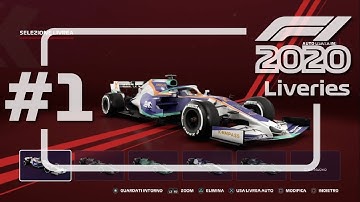 F1 2020 myTeam Car Liveries Ideas (LA, Japan, Sauber) #1 [instruction + onboard]