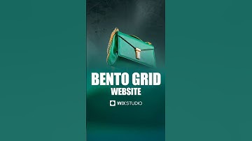 How to create a wonderful Bento Grid for your store on @WixStudio  🌿👜 #foryou #bentogrid #wix