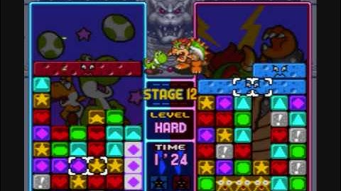 Tetris Attack - Bowser Owns Super Hard