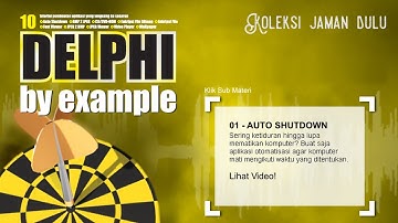 Delphi by Example: Auto Shutdown