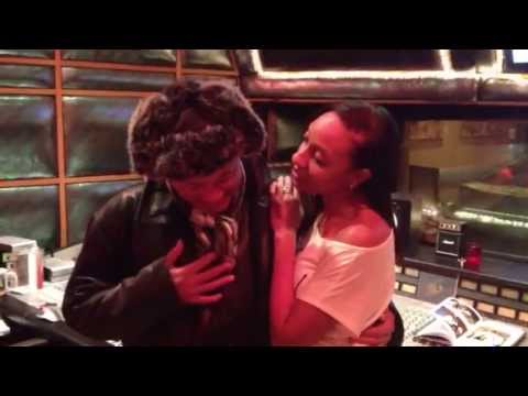 Sheléa records w/Narada Michael Walden on Whitney's favorite mic at Tarpan Studios