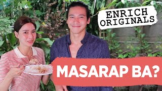 Enchong Cooks Ginataang Puso ng Saging 🥰 | ENRICH ORIGINALS