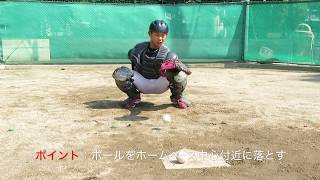 【少年野球指導者のためのキャッチャー練習法】キャッチング