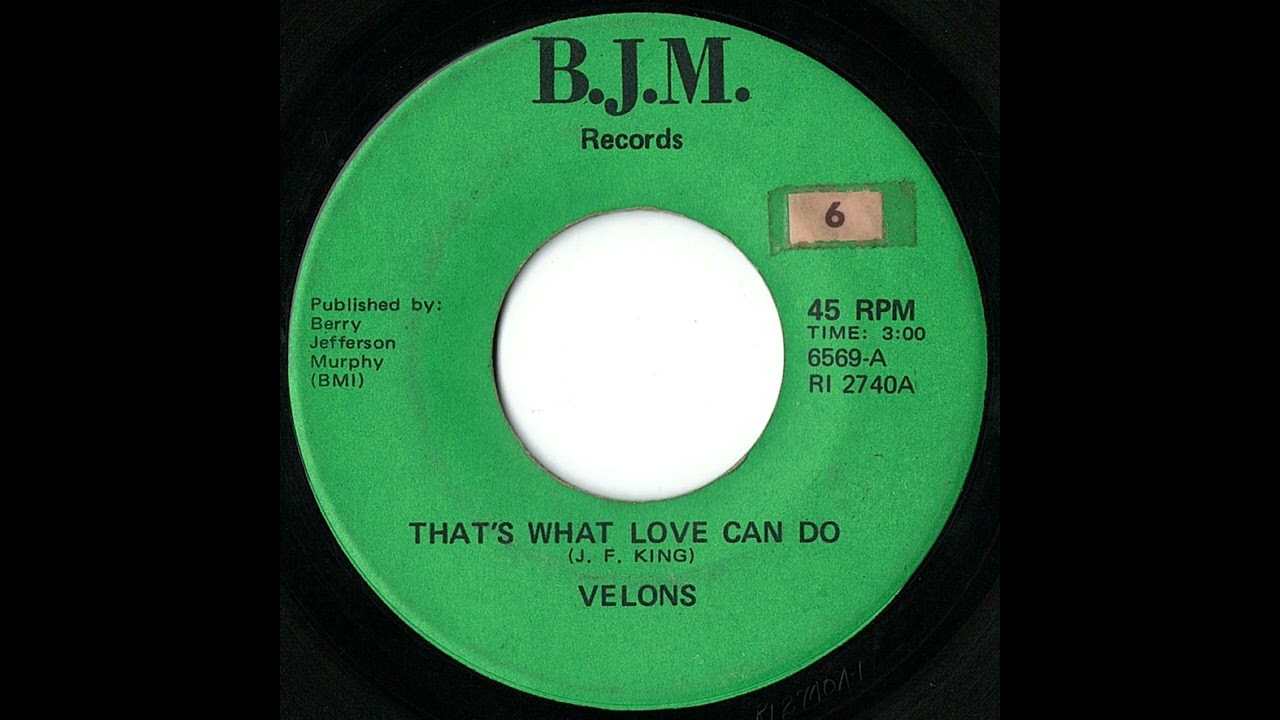 Velons - That's What Love Can Do - YouTube