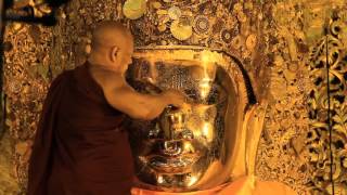 The Mahamuni Buddha image , Mandalay