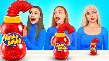 Big vs Medium vs Small Challenge | Giant vs Tiny Cake Decorating by X-Challenge