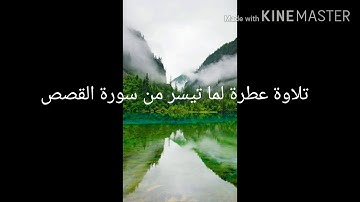 تلاوة عطرة لما تيسر من سورة القصص