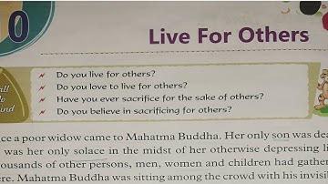 Live For Others, Moral Value, Class 4th, Lesson 10 with Ms. Seema Sharma (B.Ed.)