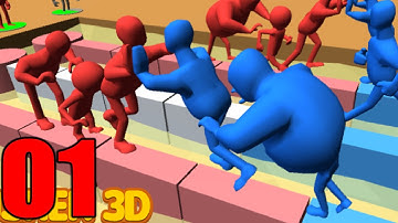 Pusher 3D - Gameplay Ep1 All Levels 1-13 Max Level