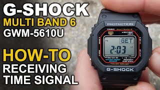 Gshock GWM-5610U - Receiving radio time signal