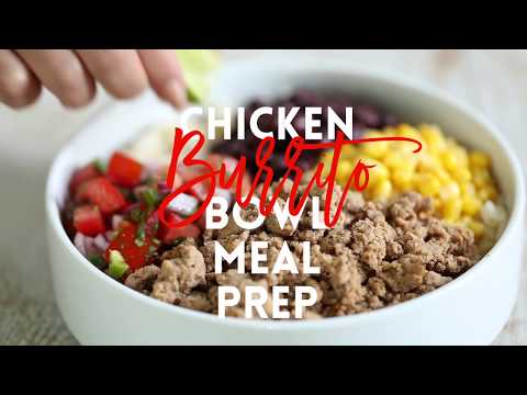 Chicken Burrito Bowl Meal Prep