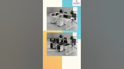 Modular Linear Workstation | Ezeefit modular Furniture | Office Furniture | #shorts